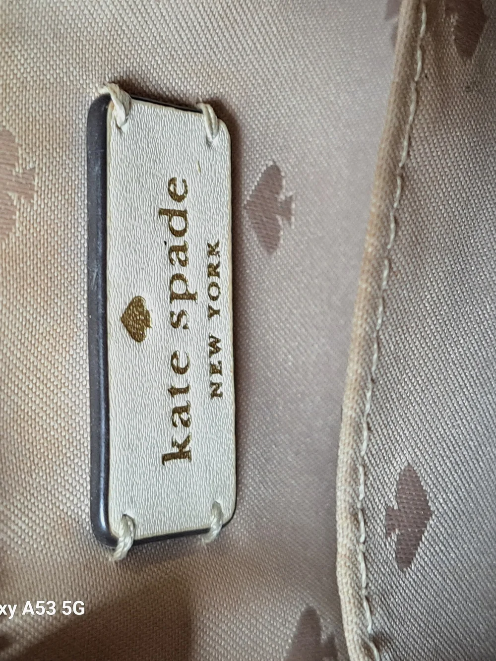kate spade Beige Pineapple Straw Wristlet - Picture 7 of 8